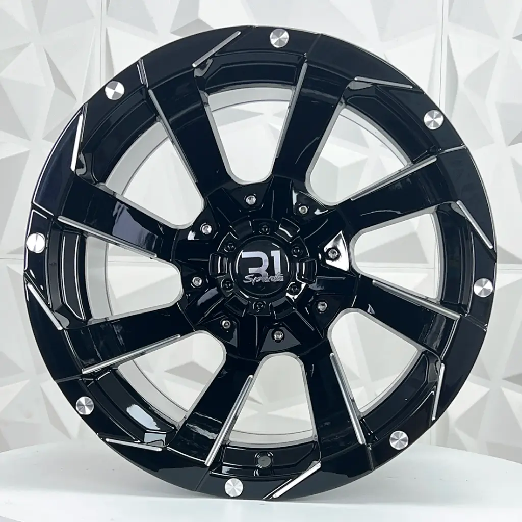 RIN 15X10 5-127 R1 SPORT 8160 BLACK MILLING ET-44 CB83 