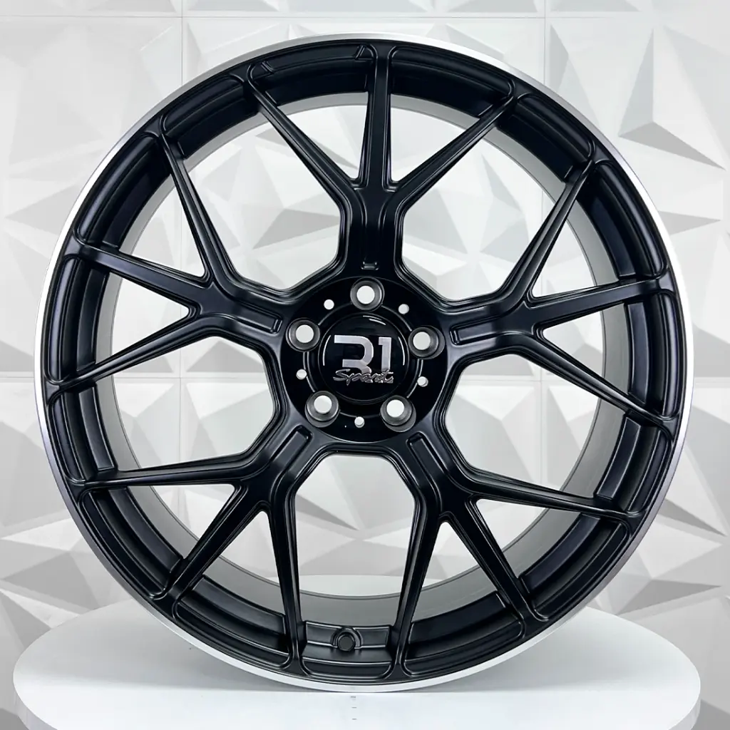 RIN 20X8.5 5-112 R1 SPORT  FA717 MATTE BLACK MI ET35 CB66.6