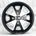 RIN 15X5.5 4-130 R1 SPORT A426 BLACK MACHINE FACE ET35.4 CB79.1