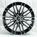 RIN 16X7 5-112 R1 SPORT 615 BLACK MACHINE FACE ET38 CB73.1