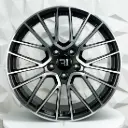 RIN 20X9.5 5-130 R1 SPORT H704F GUNMETAL MACHINE FACE ET46 CB71.6