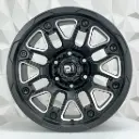 RIN 17X9 6-139.7 R1 SPORT FBX155 MATTE BLACK+MILLING SPOKE ET0 CB110.1