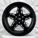 RIN 20X10 6-139.7 R1 SPORT 1074 SATIN BLACK ET-20 CB108