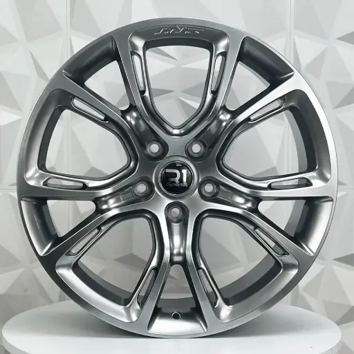 [201904F] RIN 20X8.5 5-127 R1 SPORT L185 HYPER BLACK ET35 CB73.1